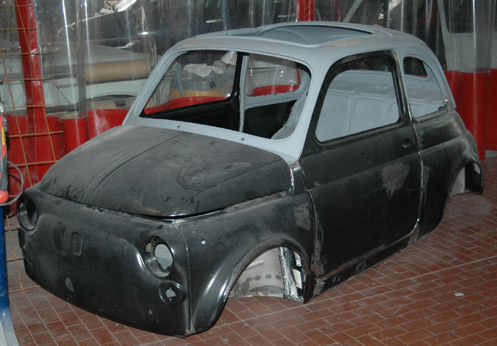 restauration Fiat 500 ancienne