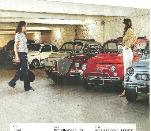 Essai de notre FIAT 500 L rouge de 1971