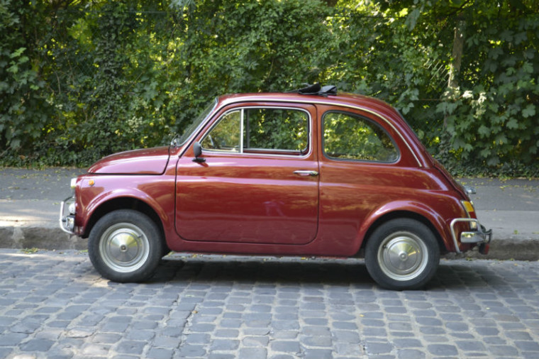 FIAT 500 L (type 110 F) bordeaux métallisé 1970 Parfait Etat