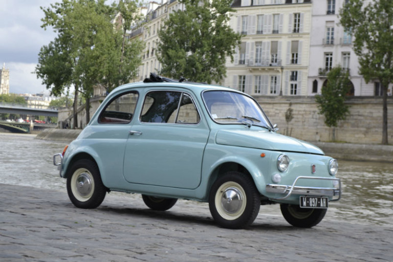 FIAT 500 F (type 110 F) Grigio Garda 1971 Parfait Etat
