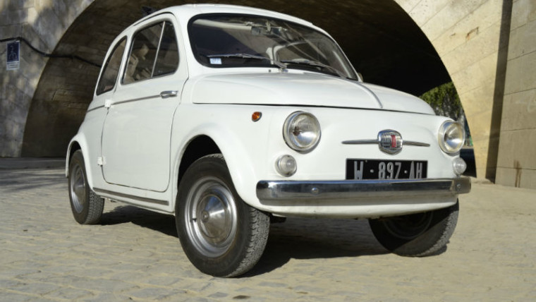 FIAT 500 D (type 110 F) blanche 1963