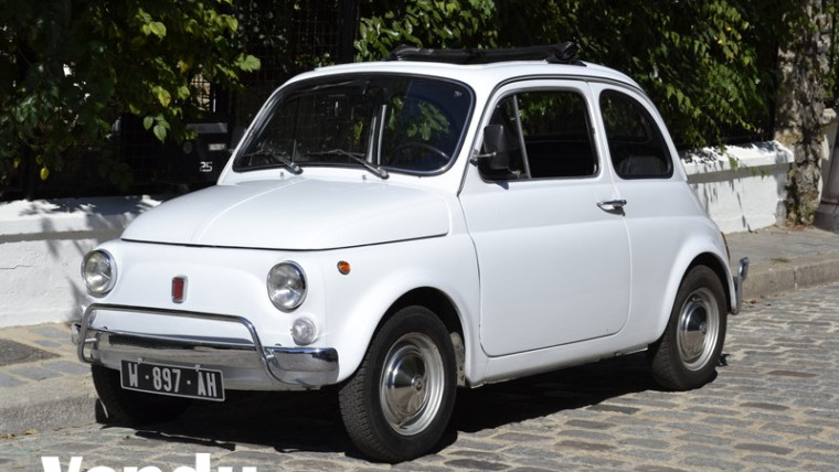 FIAT 500 L blanche 1971