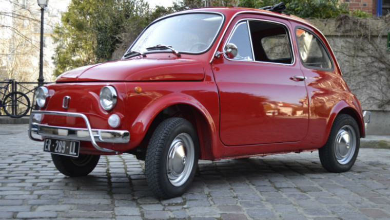 FIAT 500 L rouge 1968