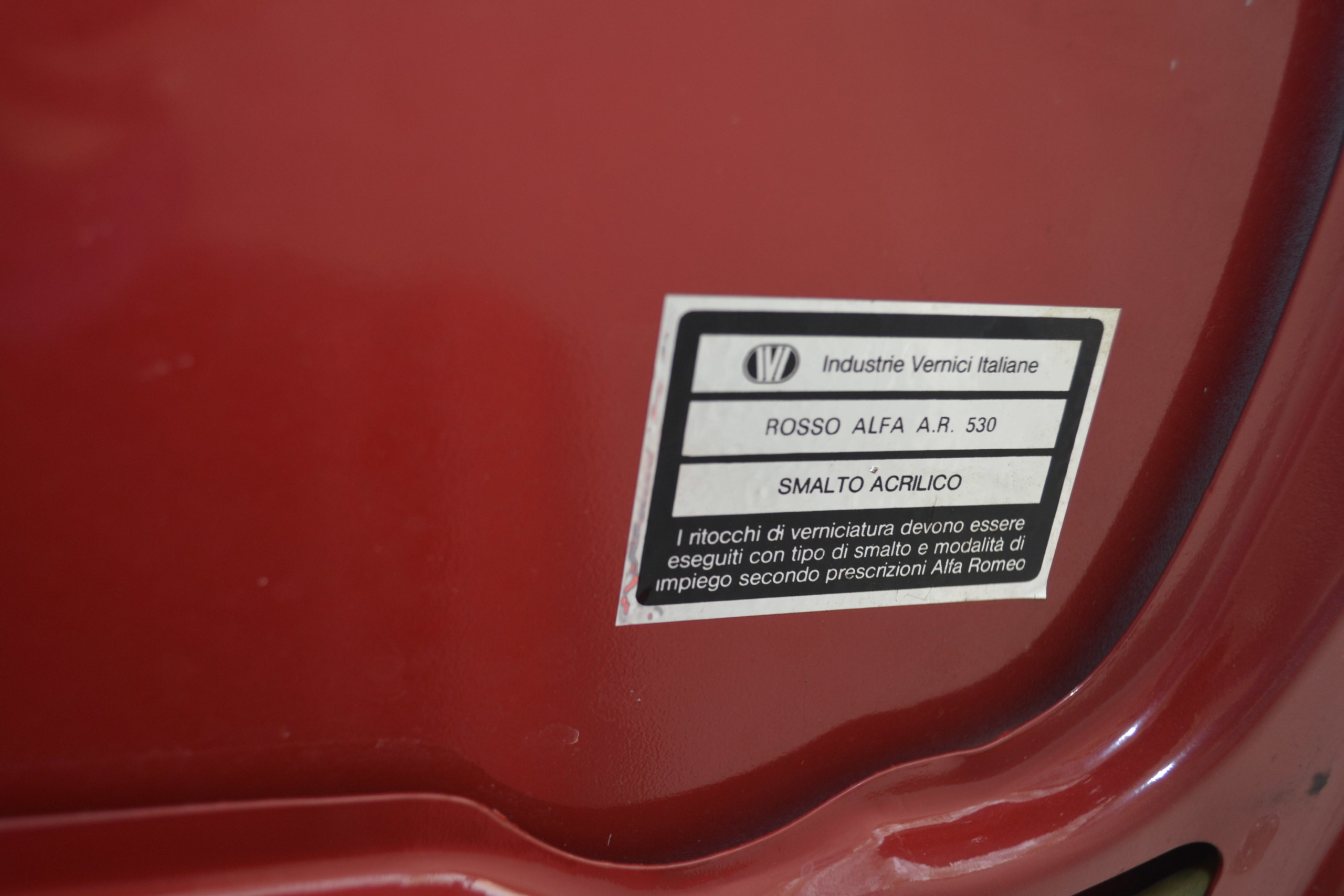 Alfetta coupé GTV 2000 rouge