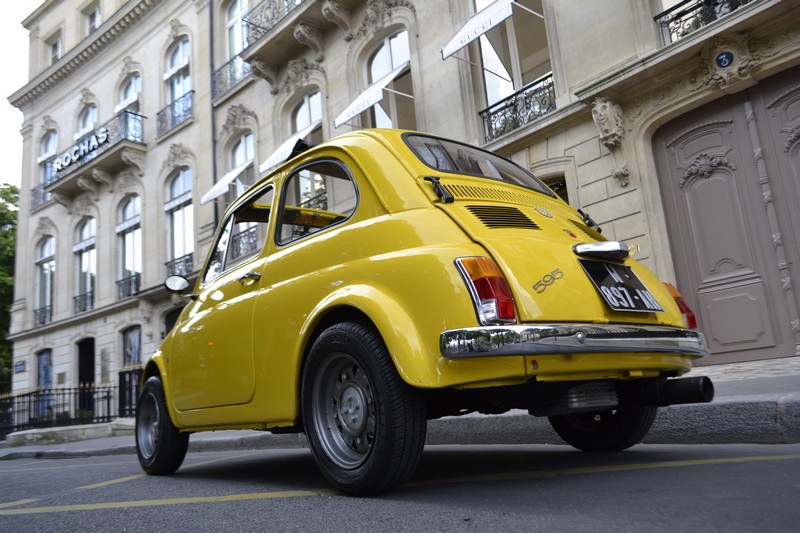 Fiat 500F vintage style Abarth
