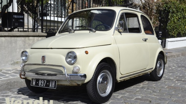 FIAT 500 L ivoire 1971