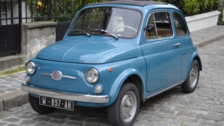 ⚠️ Vendu ! FIAT 500 F bleu 1968