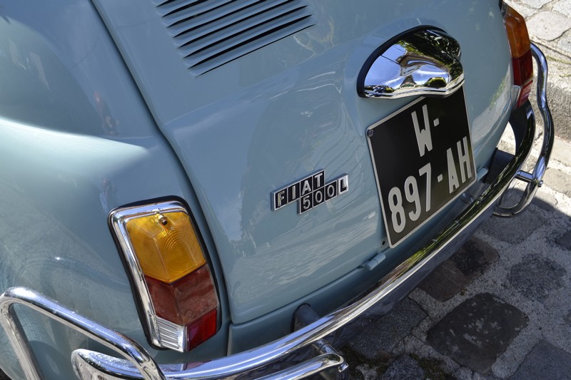 Fiat 500 L grigio garda vintage