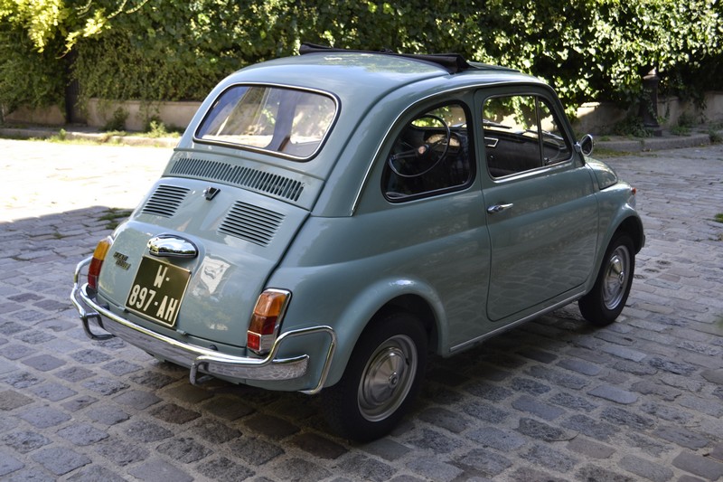 Fiat 500 L grigio garda vintage