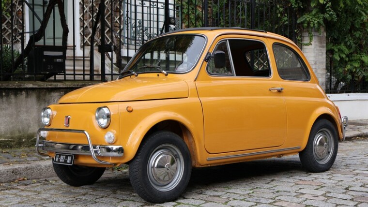 FIAT 500 L jaune Positano 1970