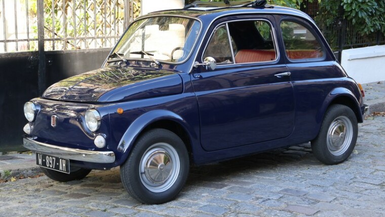 FIAT 500 L bleu marine 1972