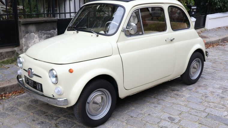 ⚠️ Vendu ! FIAT 500 F ivoire 1968