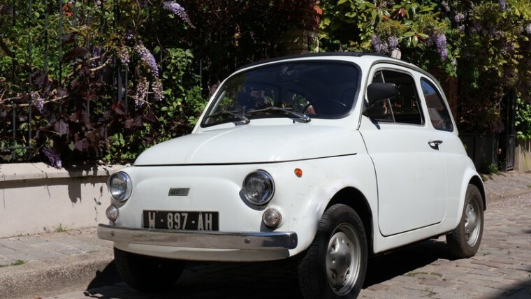 FIAT 500 R blanche 1973