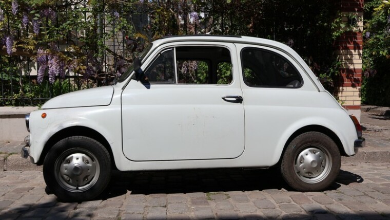 FIAT 500 R blanche 1973