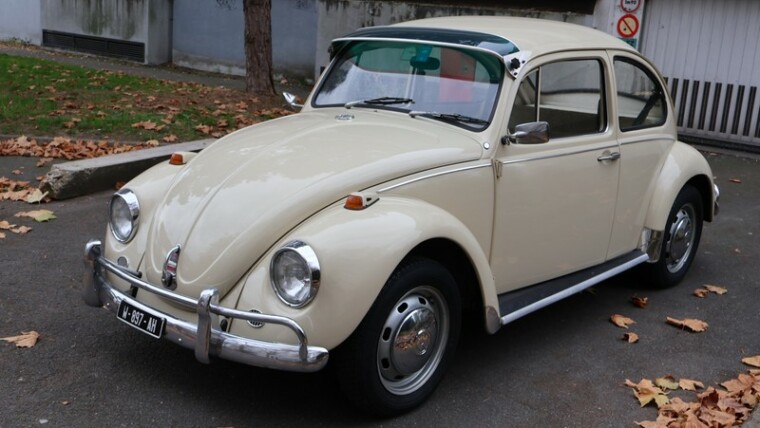 VW Coccinelle crème 1968