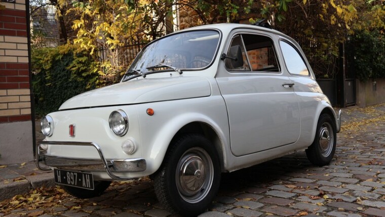 FIAT 500 L blanche 1971