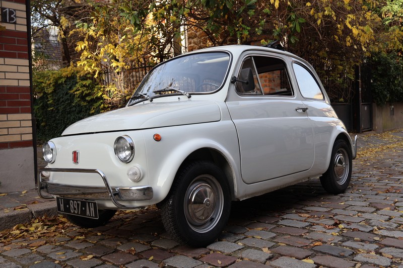 FIAT 500 L blanche 1971