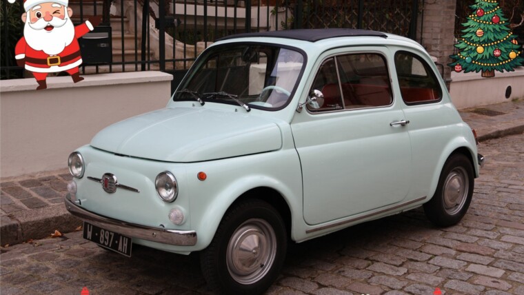 FIAT 500 F vert d’eau 1965
